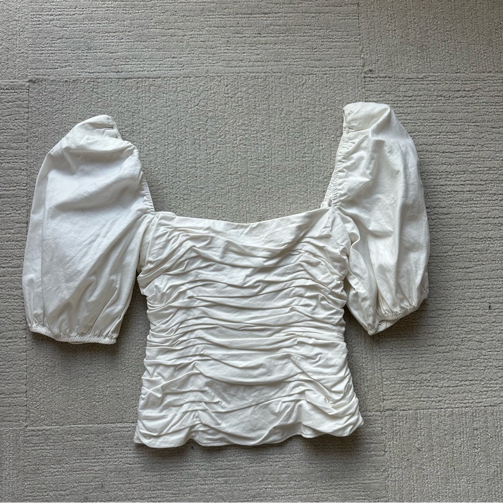 Reformation Puff Sleeve Blouse